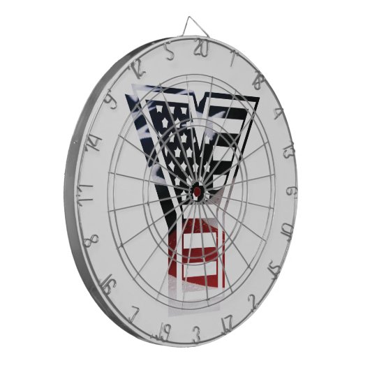 Anfangsbuchstabe Y Monogramm Klassischer Rundaufkl Dartscheibe (Vorderseite Links)