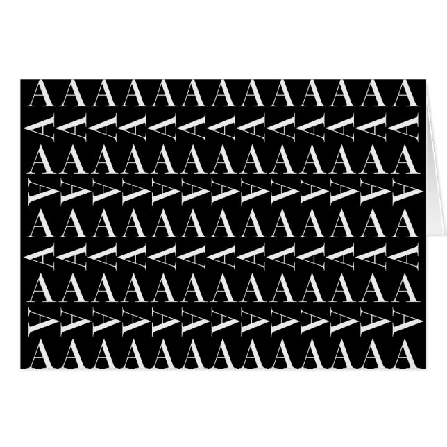 Anfangsbuchstaben A (Vorderseite (Horizontal))