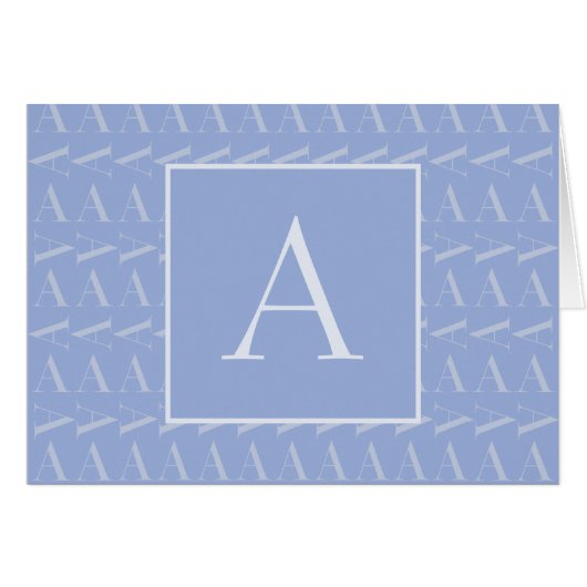Anfangsbuchstaben A, blau (Vorderseite (Horizontal))