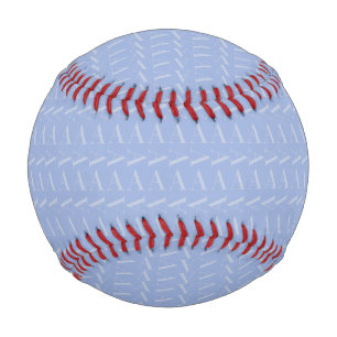 Anfangsbuchstaben A, blau Baseball