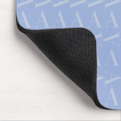 Anfangsbuchstaben A, blau Mousepad (Ecke)