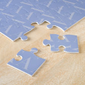 Anfangsbuchstaben A, blau Puzzle (Seite)