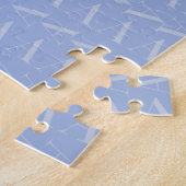 Anfangsbuchstaben A, blau Puzzle (Seite)