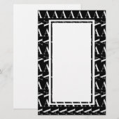 Anfangsbuchstaben A Briefpapier (Vorne/Hinten)