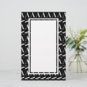 Anfangsbuchstaben A Briefpapier (Stehend Vorderseite)