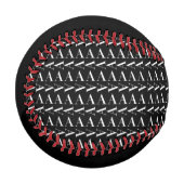 Anfangsbuchstaben A, Hintergrundfarbe auswählen Baseball (Vorderseite Links)