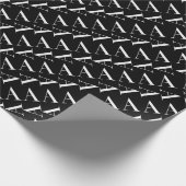 Anfangsbuchstaben A, Hintergrundfarbe auswählen Geschenkpapier (Ecke)