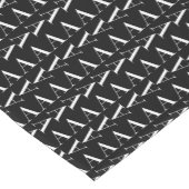 Anfangsbuchstaben A, Hintergrundfarbe auswählen Kurzer Tischläufer (Ecke)