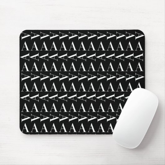 Anfangsbuchstaben A Mousepad (Mit Mouse)