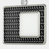 Anfangsbuchstaben A Rahmen-Ornament Silber (Links)