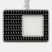 Anfangsbuchstaben A Rahmen-Ornament Silber (Vorderseite)