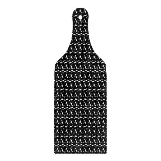 Anfangsbuchstaben A Schneidebrett (Vorderseite)