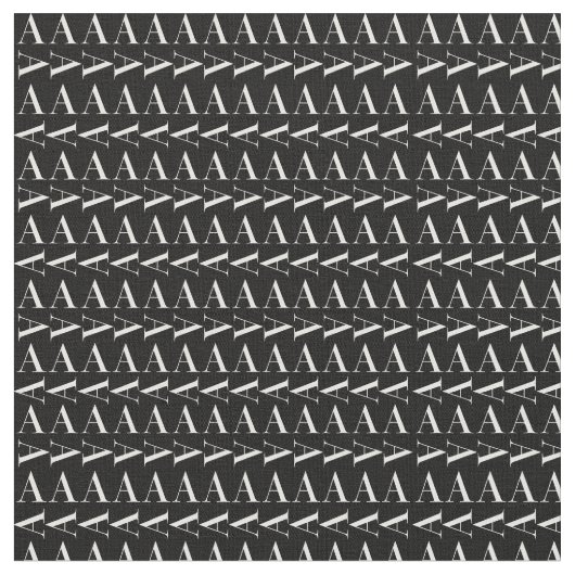 Anfangsbuchstaben A Stoff (Nahaufnahme)