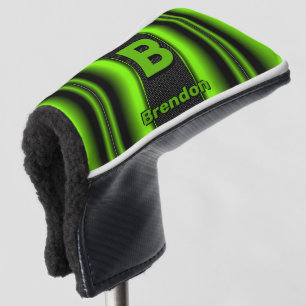 Anfangsbuchstaben ändern Name hinzufügen Grün & sc Golf Headcover