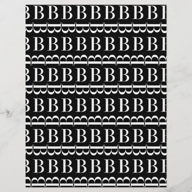 Anfangsbuchstaben B (Vorderseite)