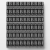 Anfangsbuchstaben B Fotoplatte (Vorderseite)