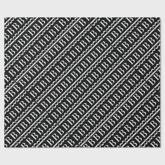 Anfangsbuchstaben B Geschenkpapier (Flach)