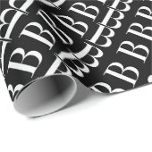 Anfangsbuchstaben B Geschenkpapier (Rolleneckpunkt)