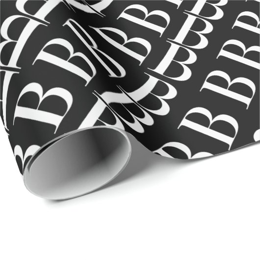 Anfangsbuchstaben B Geschenkpapier (Rolleneckpunkt)