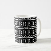 Anfangsbuchstaben B Kaffeetasse (VorderseiteRechts)