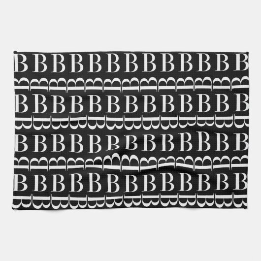 Anfangsbuchstaben B Küchentuch (Horizontal)
