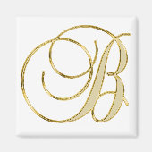 Anfangsbuchstaben B Magnet (Vorne)