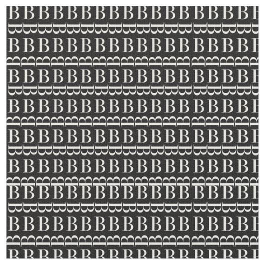 Anfangsbuchstaben B Stoff (Nahaufnahme)