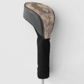 Anfangsbuchstaben C Eleganter Name Golf Headcover (angewinkelt)