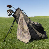 Anfangsbuchstaben C Eleganter Name Golfhandtuch (Gras)