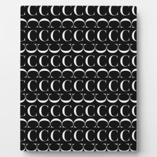 Anfangsbuchstaben C Fotoplatte