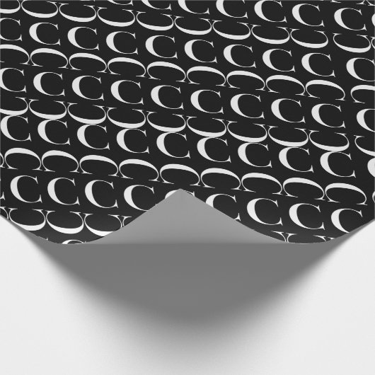 Anfangsbuchstaben C Geschenkpapier (Ecke)