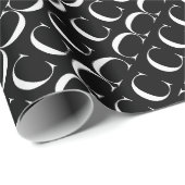 Anfangsbuchstaben C Geschenkpapier (Rolleneckpunkt)