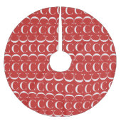 Anfangsbuchstaben C Polyester Weihnachtsbaumdecke (Vorderseite)