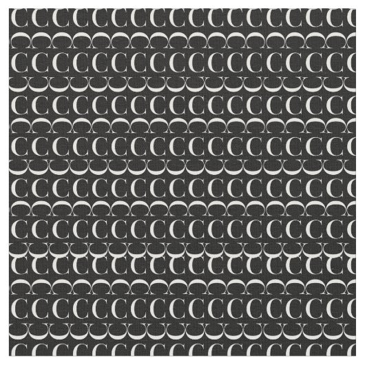 Anfangsbuchstaben C Stoff (Nahaufnahme)