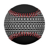 Anfangsbuchstaben D Baseball (Vorderseite)