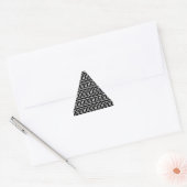 Anfangsbuchstaben D Dreieckiger Aufkleber (Umschlag)