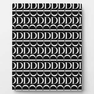 Anfangsbuchstaben D Fotoplatte