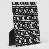 Anfangsbuchstaben D Fotoplatte (Seite)