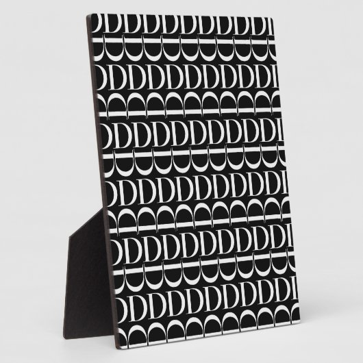 Anfangsbuchstaben D Fotoplatte (Seite)