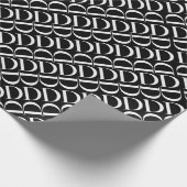 Anfangsbuchstaben D Geschenkpapier (Ecke)