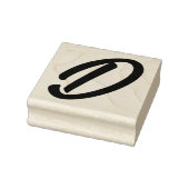 Anfangsbuchstaben D Gummistempel (Stempel)
