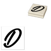 Anfangsbuchstaben D Gummistempel (Stempel)