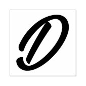Anfangsbuchstaben D Gummistempel (Prägung)