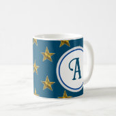 Anfangsbuchstaben der Star Monogram-Reihe Kaffeetasse (VorderseiteRechts)