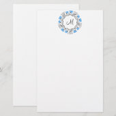 Anfangsbuchstaben des Kreissymbols Briefpapier (Vorne/Hinten)