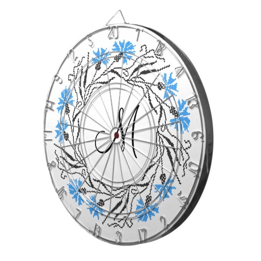 Anfangsbuchstaben des Kreissymbols Dartscheibe (Vorderseite rechts)