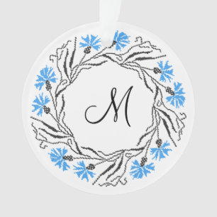 Anfangsbuchstaben des Kreissymbols Ornament