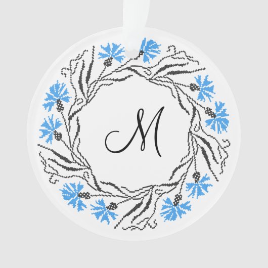 Anfangsbuchstaben des Kreissymbols Ornament (Vorderseite)