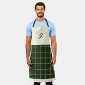 Anfangsbuchstaben des Monogrammmusters für das Oli Schürze (Getragen)