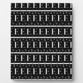 Anfangsbuchstaben E Fotoplatte (Vorderseite)